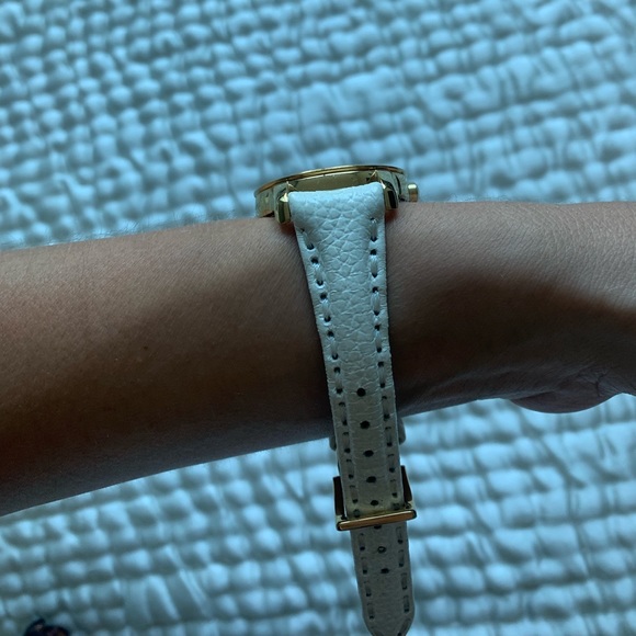 BCBG White Leather Watch - Picture 3 of 3